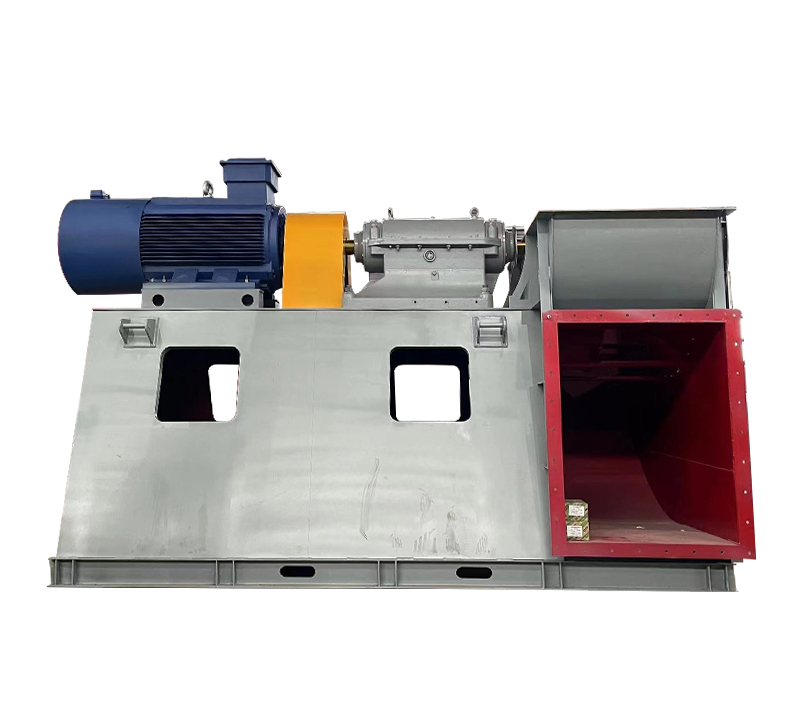 Power plant denitrification and desulfurization  system booster fan