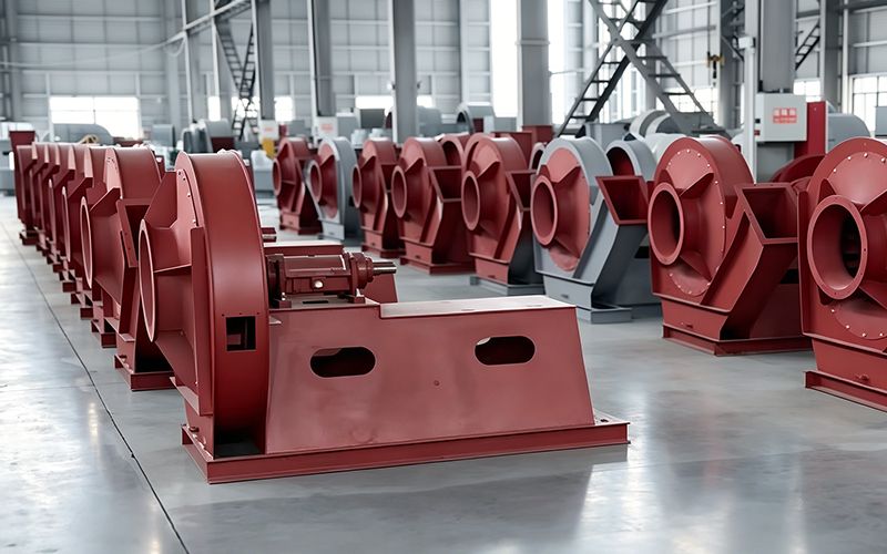 High pressure centrifugal fan for cement production line